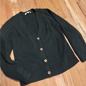 Emerson Fry Dark Green Cardigan Sweater